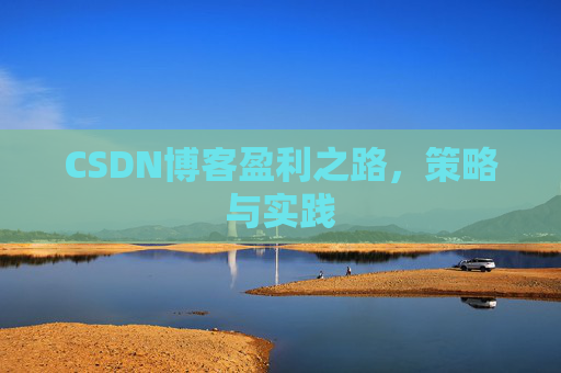 CSDN博客盈利之路，策略与实践