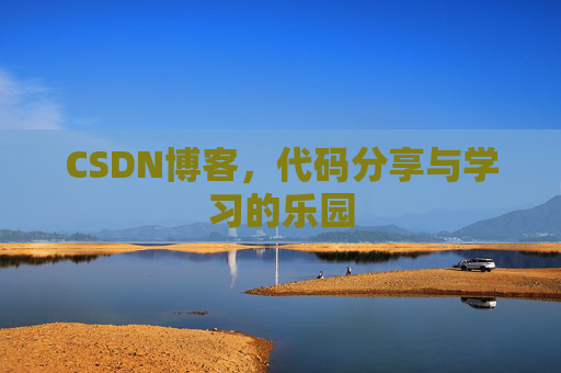 CSDN博客，代码分享与学习的乐园